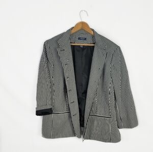 Women's 16W Chaps Striped Blazer